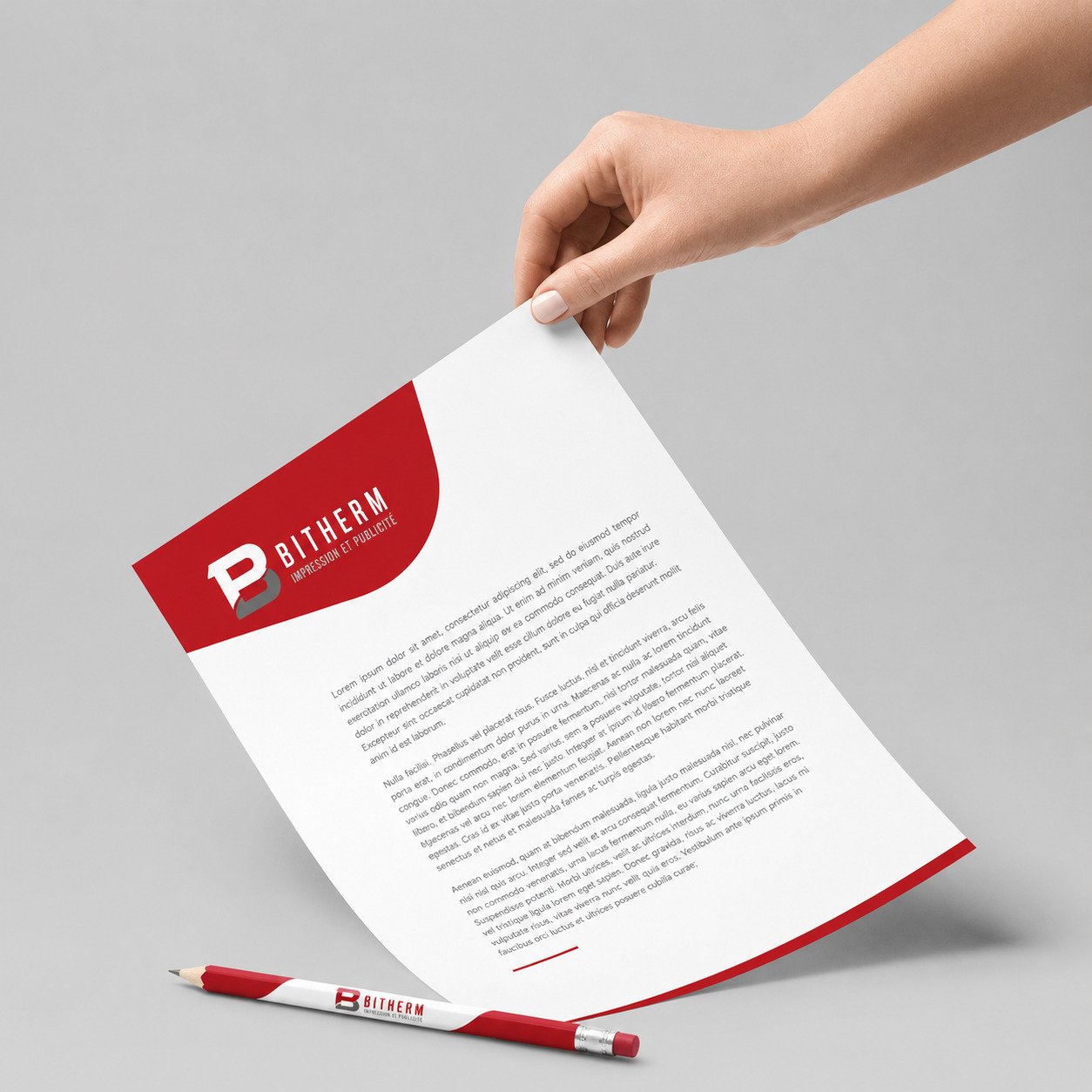 Papier-Entete-Personnalise Papier En-tête Personnalisé – Image 1