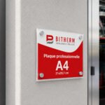 Plaque Professionnelle A4