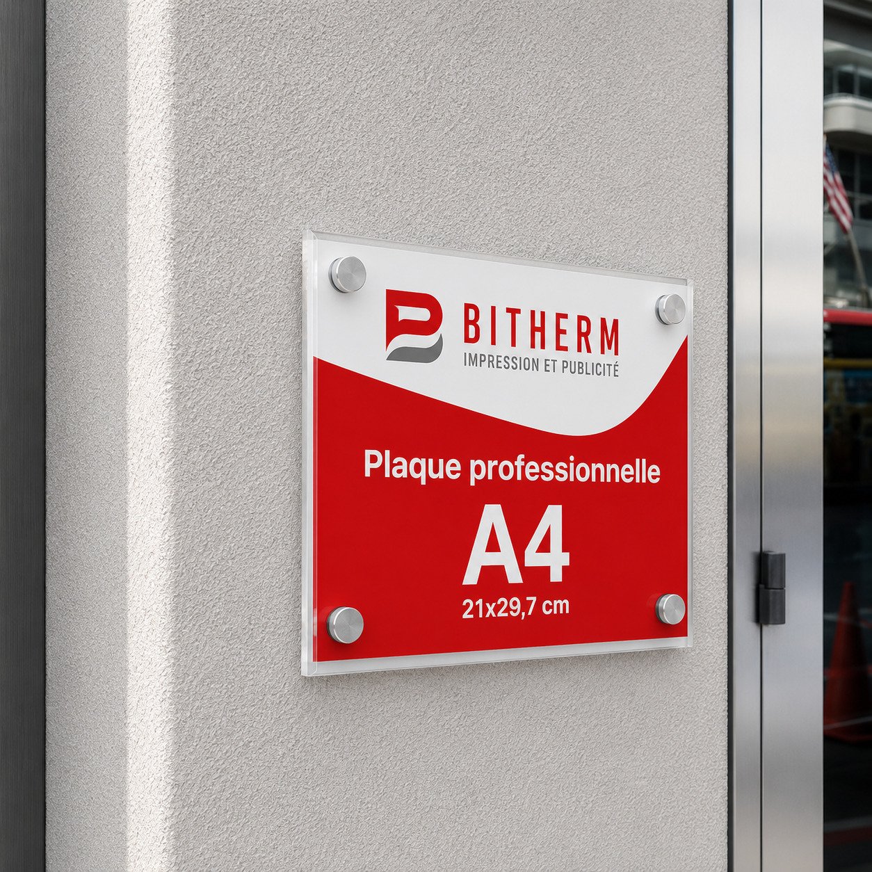 Plaque-Professionnelle-A4 Plaque Professionnelle A4 – Image 1