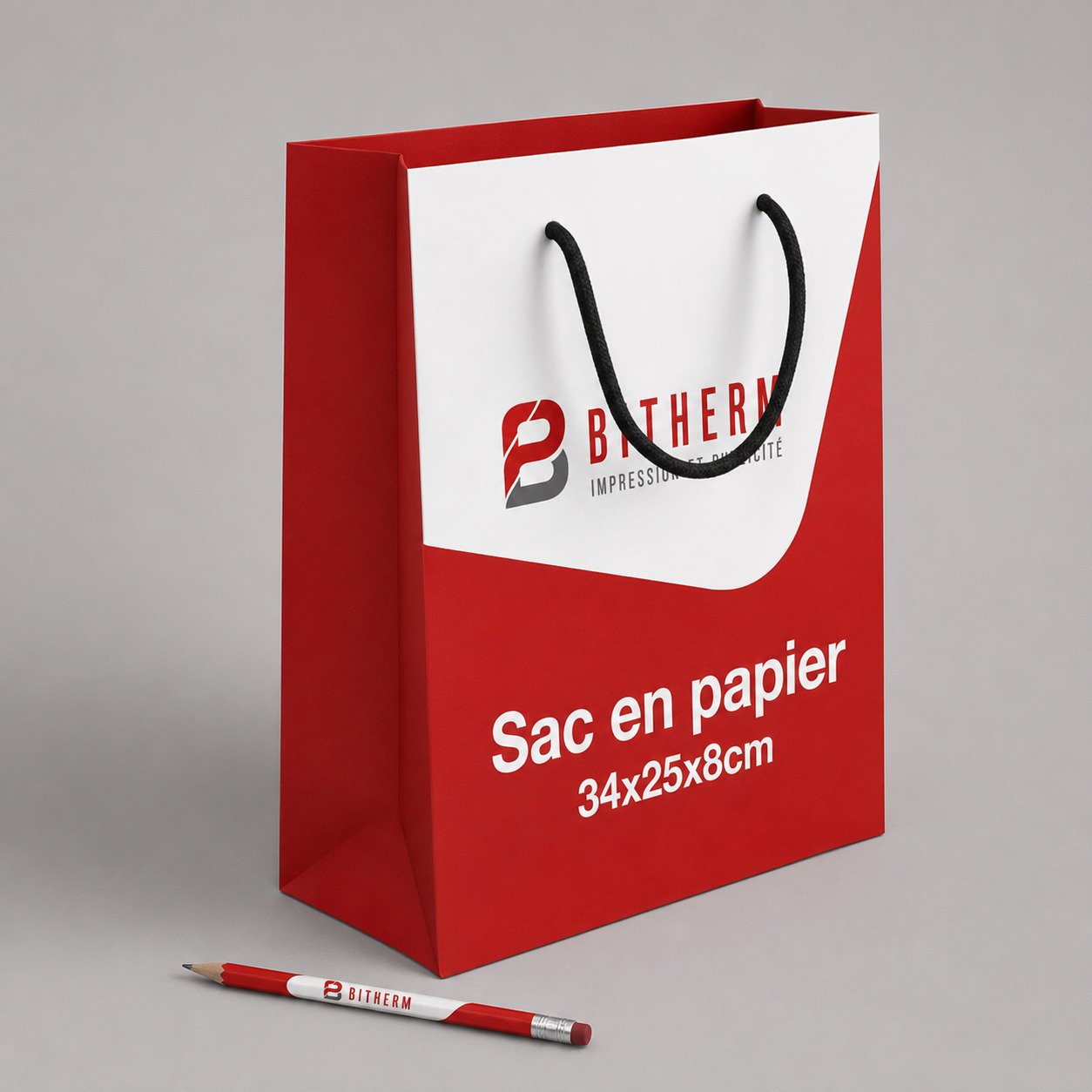 Sac-en-Papier-34x25x8 Sac en Papier 34x25x8cm – Image 1